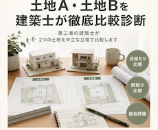 土地AとBを建築士が比較します イメージ1