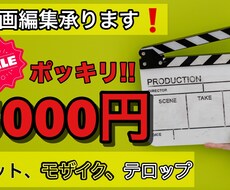 YouTube等、SNS動画編集を承ります イメージ1