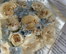 結婚式、プロポーズの花束をアフターブーケにします 数量限定割引中！ブーケを海外で大人気のインテリアに致します