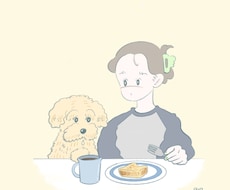 大切なペットとのイラストを描きます やわらかいタッチであなたとペットとの素敵な瞬間をイラストに！