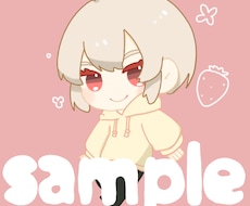 アイコン、ヘッダー、立ち絵等のイラスト制作承ります イメージ1