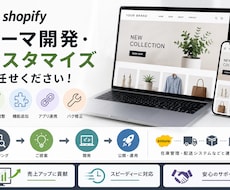 Shopifyのテーマカスタマイズ・機能開発します イメージ1