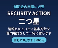 SECURITY ACTION二つ星を作ります イメージ1