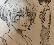 あなたの頭の中のキャラ書き起こします イメージ1