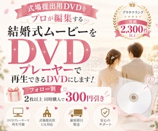 Canva・CapCut動画を提出用DVDにします 実績2,000件｜式場上映対応DVD化　女性スタッフが対応！