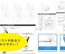 イラストの説明書作成いたします イメージ1
