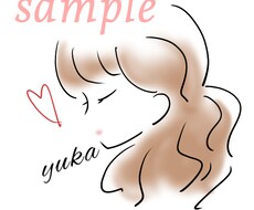 あなた風のふんわりおしゃれアイコン描きます 低コストであなた似のふんわりおしゃれアイコン！