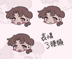 SD顔のみ描きます イメージ1