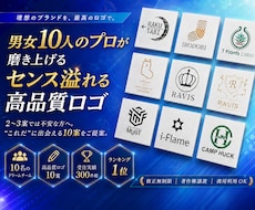 ドリームチーム10名で高品質ロゴ10案を提案します 2～3案では不安な方向け！選べないレベルの10案をあなたへ！