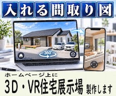 貴社サイトに「３D・VR住宅展示場」を作ります 二次元パースを超える、没入感たっぷりの３D住宅ホームページ