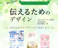 先着5名！求人広告画像を見やすく制作します イメージ1