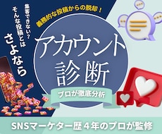 あなただけのインスタ診断書作成します SNSマーケ歴4年のプロが「やってるつもり」から卒業させます