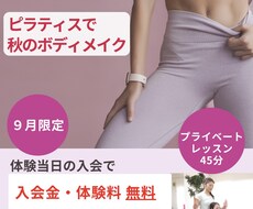 ピラティス・ヨガのランディングページをつくります イメージ1