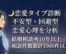 恋愛の悩みを心理から分析します イメージ1