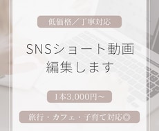 SNS用ショート動画編集します 「思わず最後まで見てしまう」ショート動画を丁寧に制作します✨