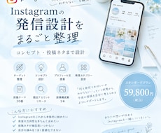 Instagramの発信設計をまるごと整理します プロが安心丸ごと設計します！！