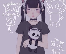LINEやTwitterに使えるアイコンを描きます イメージ1