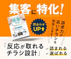 お問い合わせ・お申し込みが集まるチラシを制作します 訴求力の高い構成・デザインをご提案｜簡単な地図作成無料