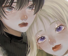目を惹く厚塗りイラストでアイコン制作します SNSアイコンや配信背景に使用可能なイラストを制作します！