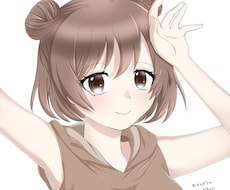 可愛らしい女の子を描かせていただきます イメージ1