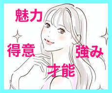 あなたの魅力/強み/才能/発見をお手伝いします 自己理解を深めて楽しく生きるための質問形式カウンセリング♪