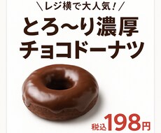 修正無制限　コンビニ売場で使えるPOPを作成します イメージ1