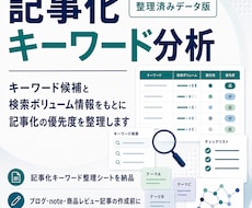 キーワード整理シートを作成します ブログ・note・サービス設計前の整理に