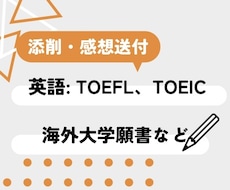 海外大学/大学院留学 英文エッセイ作成支援致します イメージ1