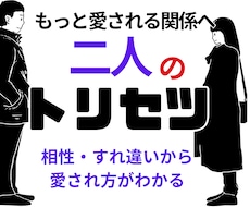 相性占い｜二人のトリセツ 愛される関係へ導きます 相性・すれ違いの原因・愛され方から二人の関係を読み解きます