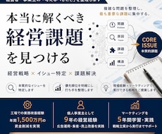 本質的な経営課題を特定します イメージ1