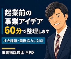 起業前の事業アイデアを60分で壁打ちします イメージ1
