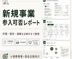 新規事業の参入可否を一次判定します 始める前の不安をデータで見える化