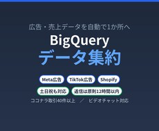 広告・売上データをBigQueryに集約します イメージ1