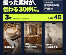 縦型ショート動画を月3本から継続編集します イメージ1