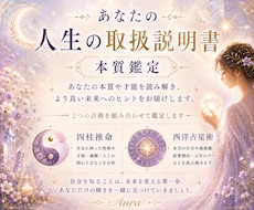 人生の取扱説明書｜本質鑑定します 四柱推命×西洋占星術で本質・才能を読み解きます