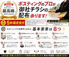 ポスティングのプロが高品質なチラシ配布代行承ります 神奈川・東京23区エリア【早い者勝ちの5枠限定受付】