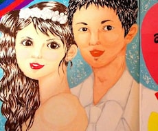 結婚式のウェルカムボードやイベントのPOP手描きで作成します イメージ1
