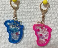 足形キーホルダー作ります イメージ1