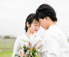 福岡・九州でウェディングの前撮り撮影をします 30枚/1時間目安　撮影・選別して綺麗にして送付いたします