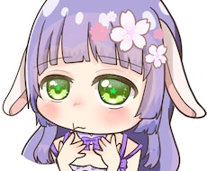 簡易一枚絵の制作行います Vライバーさんの活動のお手伝いをさせてください！