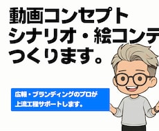 動画企画、シナリオ、絵コンテ制作します イメージ1