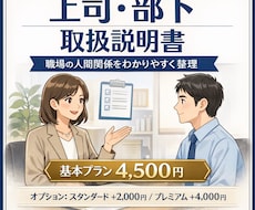 上司・部下の取扱説明書をPDFで作成します