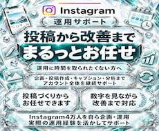インスタ運用を1ヶ月まるっとサポートします イメージ1