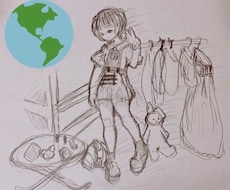 ラフなイラスト即日で作成します イメージ1