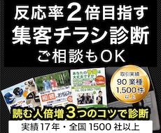 すぐ集客率アップへ！チラシをプロが診断します イメージ1
