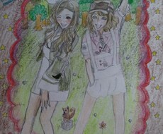 アニメキャラクター中心に描かせてもらいます イメージ1