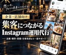 成果につながる！Instagram運用代行します イメージ1