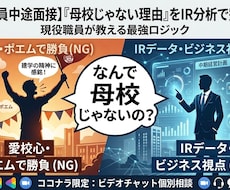 現役職員が伝授！大学職員中途面接対策します イメージ1