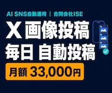 X画像投稿を毎日自動運用します イメージ1