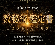 数秘術×宇宙であなただけの本質を鑑定します イメージ1
